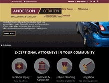 Tablet Screenshot of andlaw.com