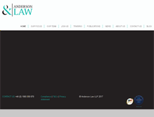 Tablet Screenshot of andlaw.eu